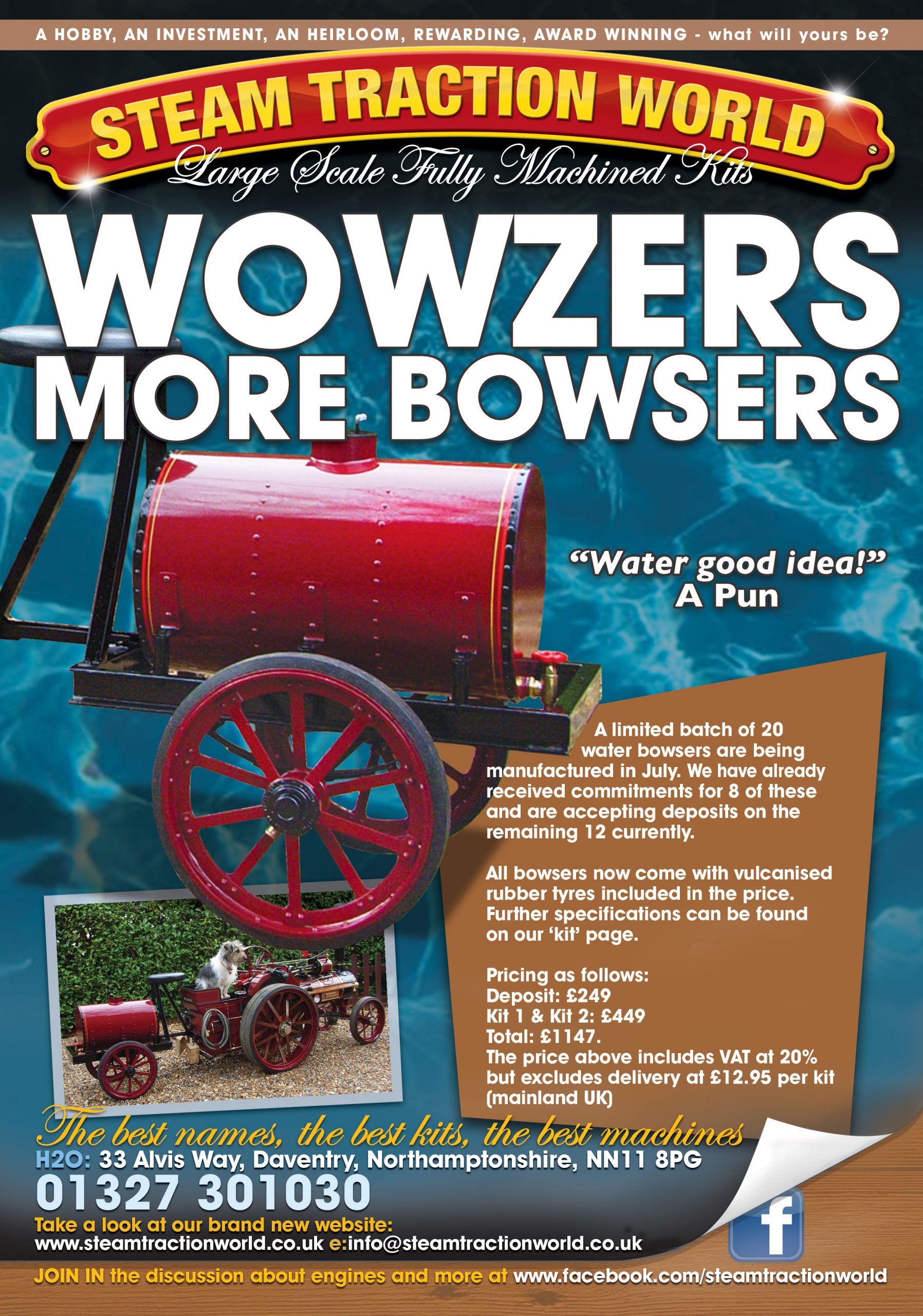 Steam Traction World Water Bowser