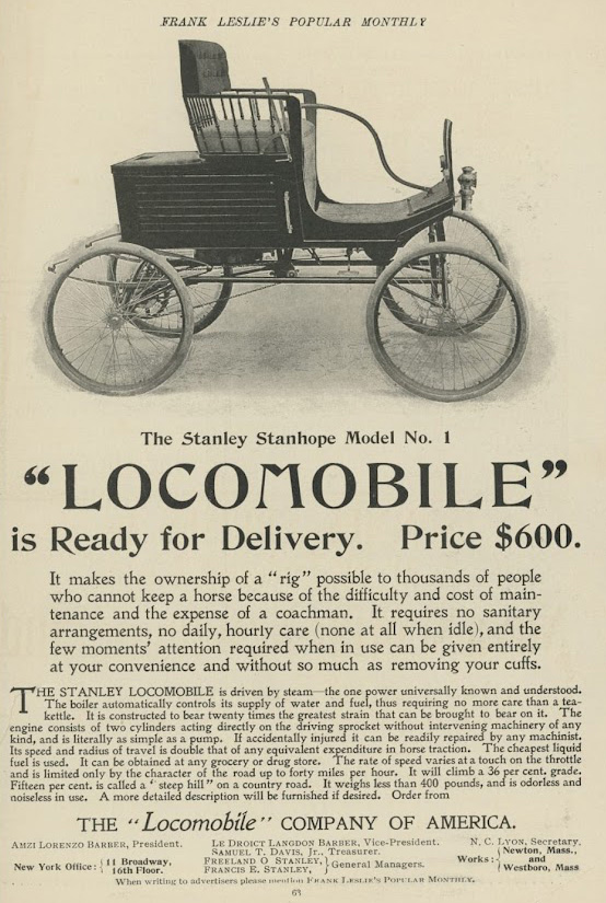 1899 Locomobile steam car