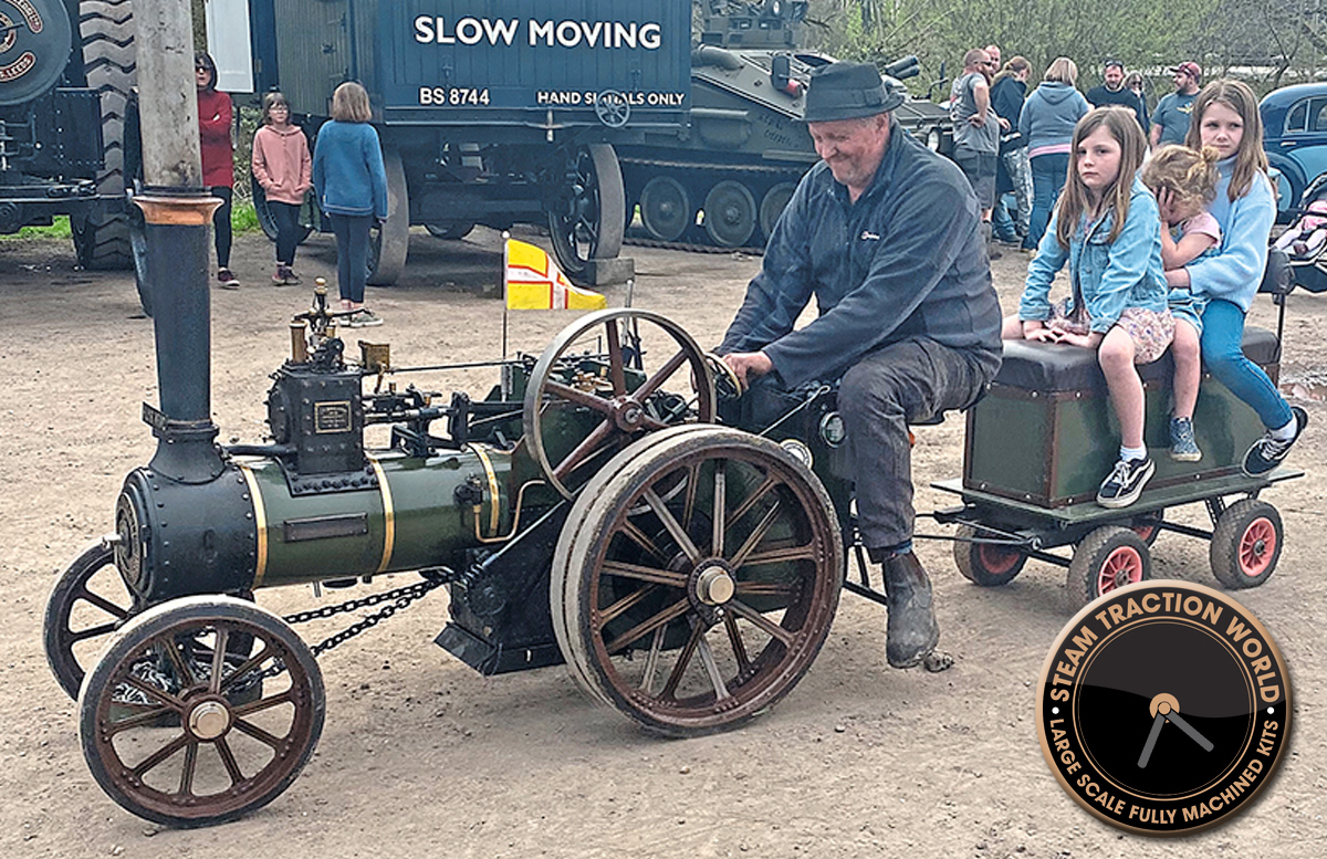 Steam Traction World Engine burrell giving rides